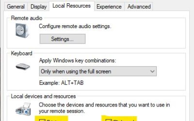 Print from your Remote Desktop to your local printer   ?