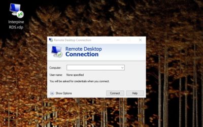 Connect to the Interpine Cloud Remote Desktop Services