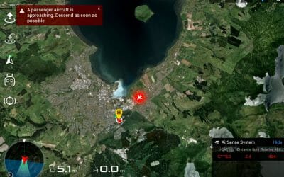 Interpines’ Latest Drone, Detects then Warns of Incoming Aircraft