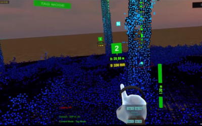 Demostration of Virtual Reality Forest Inventory at ForestTech 2018