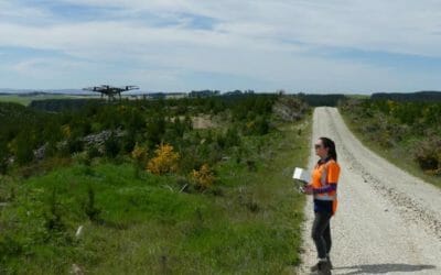 Graduates of our Drone training succeeding out in the forest