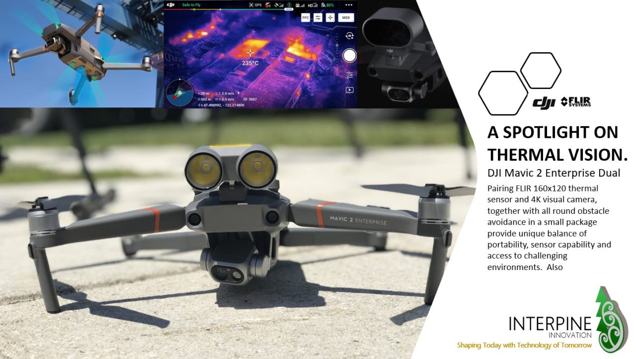 A Glimpse of Interpine’s Thermal Drones and their Sensors Capability