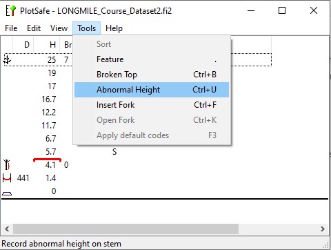 Edge Plots - Recording Abnormal Heights in PlotSafe