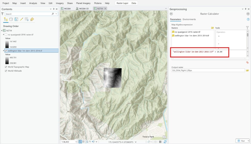 Create a DTM to load into DJI Pilot App 2 Terrain Follow | Interpine ...