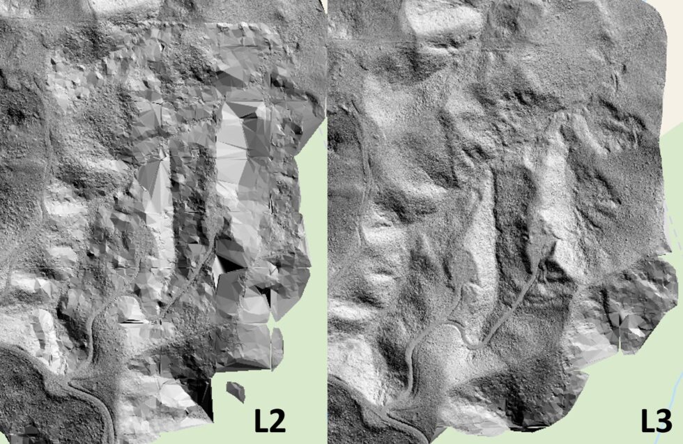 Analysis of LiDAR DJI L2 vs L3 LiDAR Sensors | Interpine Innovation